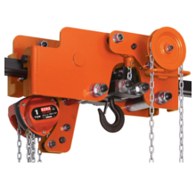 BT200OD Lage Bouwhoogte Handkettingtakel met Handkettingloopkat 1–6.3 Ton – Hefhoogte 3 m