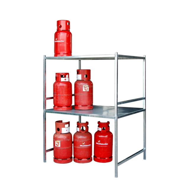 Gasflaschenlagerbehälter Serie GFC-M – 16 bis 168 Flaschen – TRGS 510