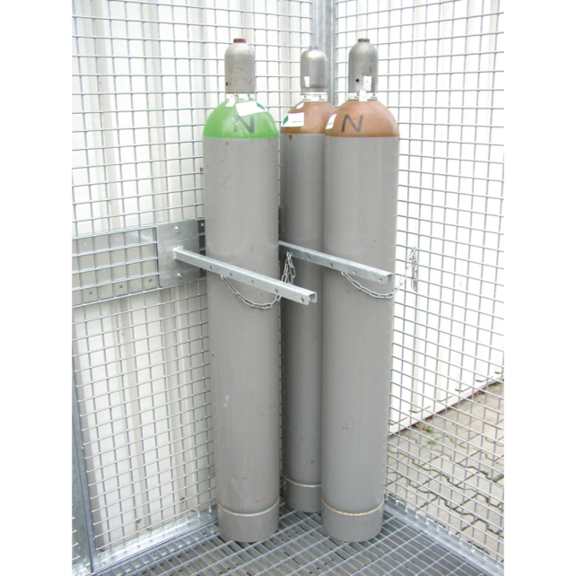 Gasflaschenlagerbehälter Serie GFC-M – 16 bis 168 Flaschen – TRGS 510