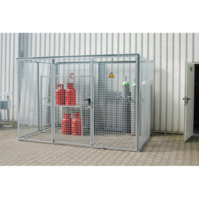 Gas Cylinder Storage Container GFC-M Series – 16 to 168 Cylinders – TRGS 510