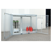 Gasfles Opslagcontainer GFC-E Serie – 16 tot 104 Cilinders – Volledig Gemonteerd