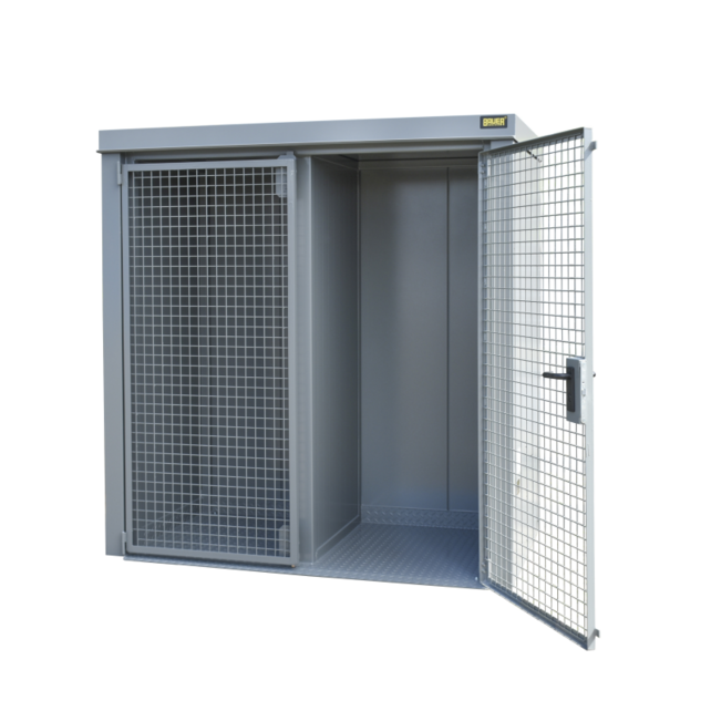 Gasflessencontainer GFC-B  – Opslag van 12 tot 95 Cilinders