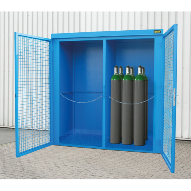 Gas Cylinder Container GFC-B  – Fire-Resistant Storage from 12 to 95 Cylinders