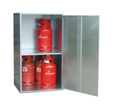 Gasflaschendepot Typ GFD – Innen- und Außenlagerung von 2 bis 20 Flaschen
