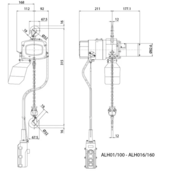 Elephant Alpha 230 V Elektrokettenzug – 0,1–0,5 t – 1–2 Geschwindigkeiten – Hubhöhe 3–10 m