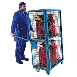 Gasflesdepot Type GFD-R – Binnen & Buitenopslag van 2 tot 20 Cilinders