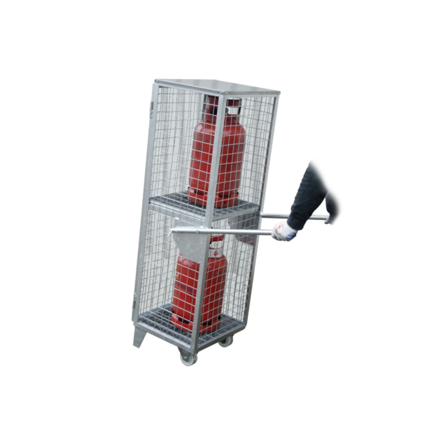 Gasflesdepot Type GFD-R – Binnen & Buitenopslag van 2 tot 20 Cilinders