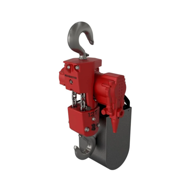 Red Rooster TMH Palan à Chaîne Pneumatique – 3‑15 t – Industrie Lourd