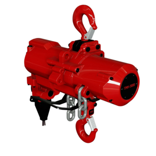 Red Rooster TMH Palan à Chaîne Pneumatique – 3‑15 t – Industrie Lourd