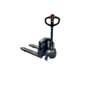 Aangedreven Pallettruck tot 1500kg – Walkie – Lithium Accu– 200mm Hefhoogte