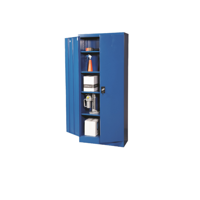 Instapkast Stahl 2000x1000x500mm – 4 Planken – blau/grau
