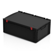 ESD EURO crate 60x40x9 with lid