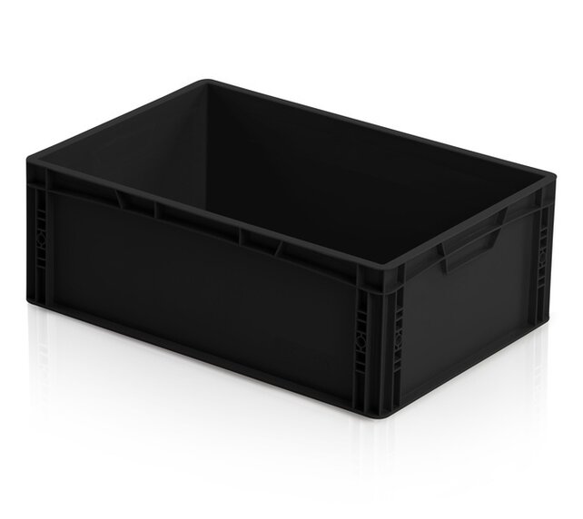 ESD EURO crate 60x40x9 with lid