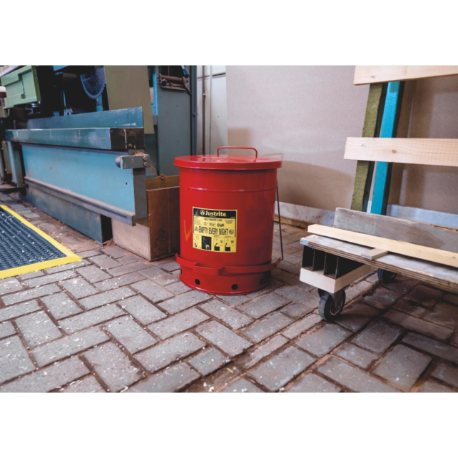 Oily Waste Can – Sicherheitsbehälter für Ölhaltige & Brennbare Tücher 10-80L