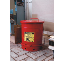 Oily Waste Cans – Metallic Waste Disposal Safety Cans 10 - 80 L