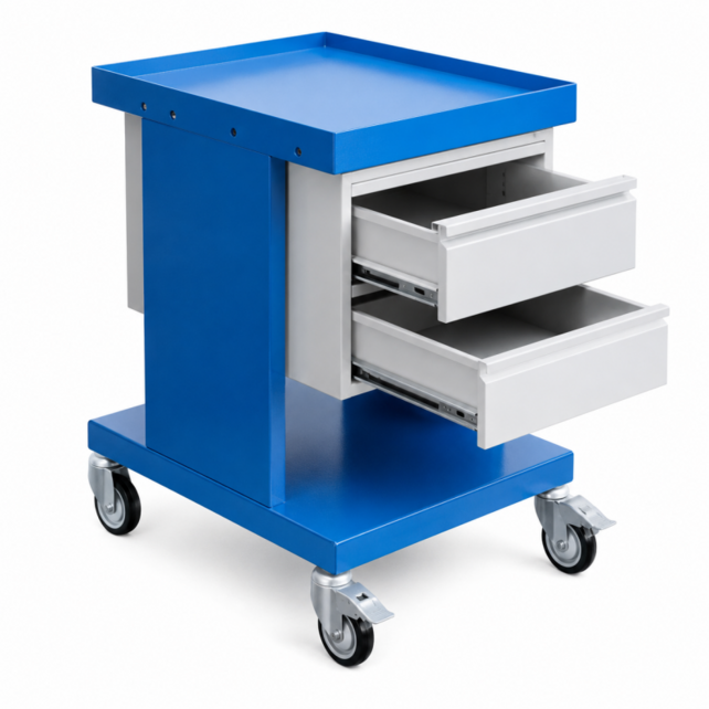 Werktrolley Werkplaatswagens Magazijnkar SV Of Deurunit – 540x670x810 Mm