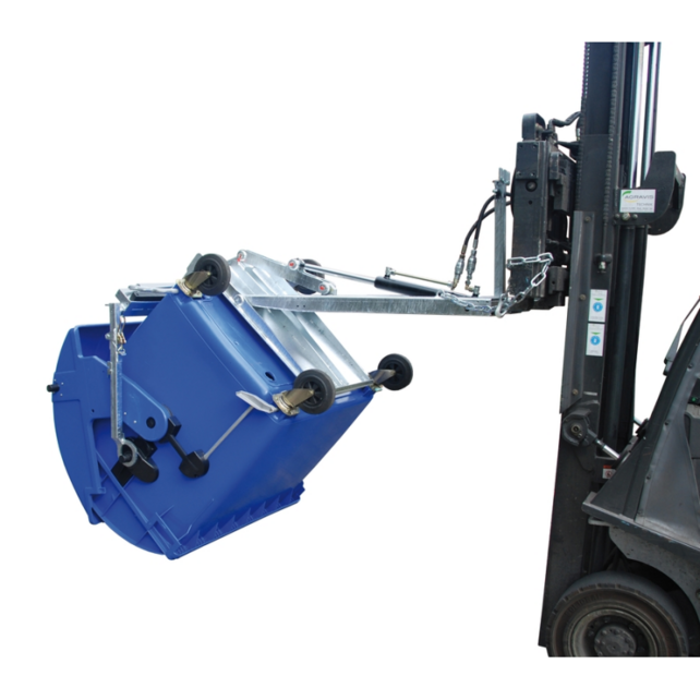 KIPPOMAT Typ KM für 1100 l Mülltonnen – 1845 x 1370 x 960 mm