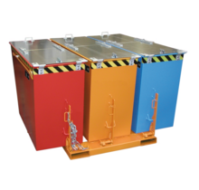 Benne Basculante Type TRIO Avec 3 Compartiments – 3 x 0,60 m³