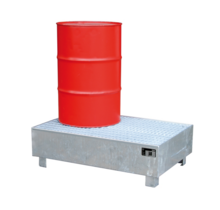 Bac De Rétention Type WM / WO Pour Fûts De 200 Litres