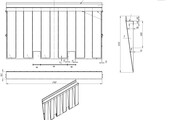 Stahl-Auffahrrampe für Seecontainer-Ladeplattform 210 x 123,5 x 16 cm, 5.000 kg Traglast
