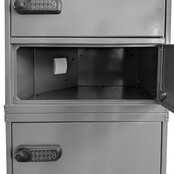 Outdoor Lithium‑Ion Battery Charging Safety Cabinet with Code Locks (4 or 8 Compartments) – CE / IEC/EN
