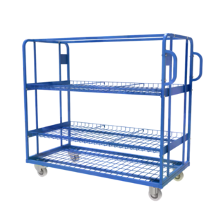 Chariot 130x65x123cm préparation de commandes pour magasin e-commerce