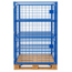 SalesBridges Cage Container metal H1800mm 3 shelves and 2 folding windows