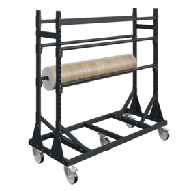 Mobiele rollenstandaard voor 4 rollen - 500 kg 1815 × 780 × 1870 mm