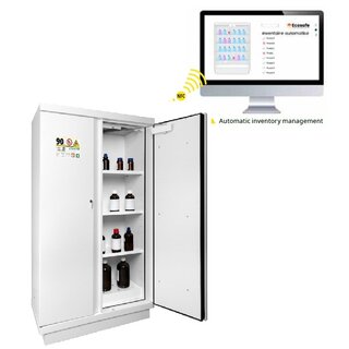 Armoire de sécurité avec option d'inventaire automatique - type 90 - 1950 × 1137 × 620 mm