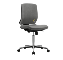 Chaise ESD ergonomique 440-570 mm avec piètement aluminium
