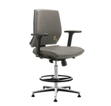 Ergonomischer ESD-Stuhl 550-740 mm mit Aluminiumfuß