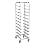 Bin Trolley 11 levels 460 x 590 x 1880 mm - 150 kg - with brakes