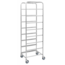 Kongamek Chariot porte-bacs 8 niveaux 460 x 590 x 1880 mm - 150 kg - avec freins