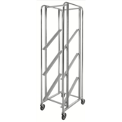 Chariot porte-bacs niveaux configurables 470 x 585 x 1880 mm - 150 kg - avec freins