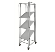 Bin Trolley configurable levels 470 x 585 x 1880 mm - 150 kg - with brakes