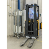 Chariot porte-bacs niveaux configurables 470 x 585 x 1880 mm - 150 kg - avec freins