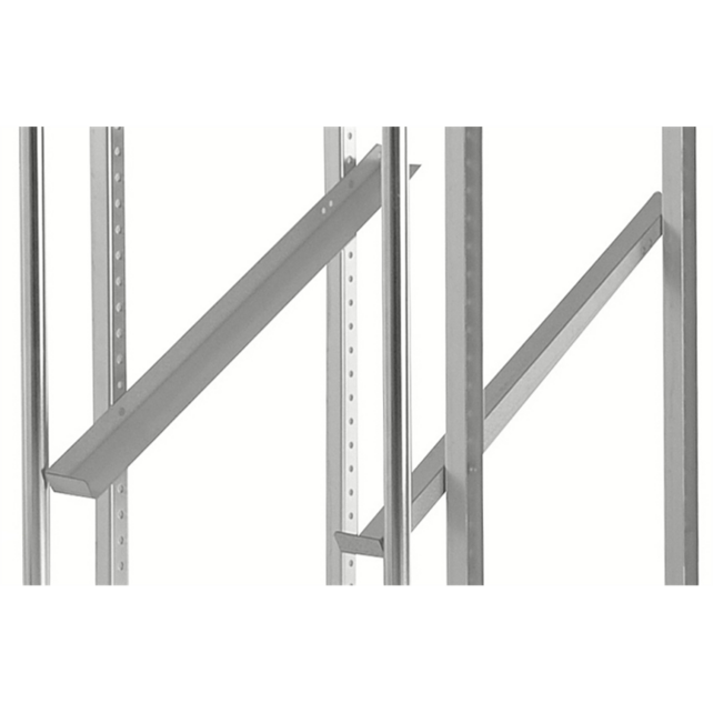 Chariot porte-bacs niveaux configurables 470 x 585 x 1880 mm - 150 kg - avec freins