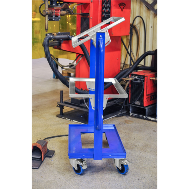 Chariot porte-bacs 3 niveaux 800 x 415 x 1100 mm - 150 kg - avec freins