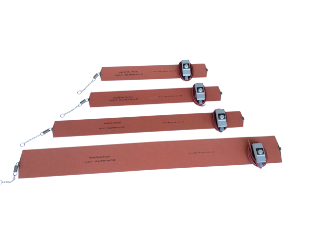 Bande chauffante en silicone pour bouteilles de gaz - 230 V - 500 W - 890 x 120 mm
