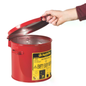 Oily Waste Cans – Metallic Waste Disposal Safety Cans 10 - 80 L