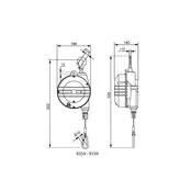 BAL-H spring tool balancers - 7-105 kg