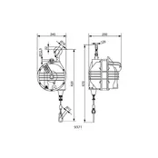 BAL-H spring tool balancers - 7-105 kg
