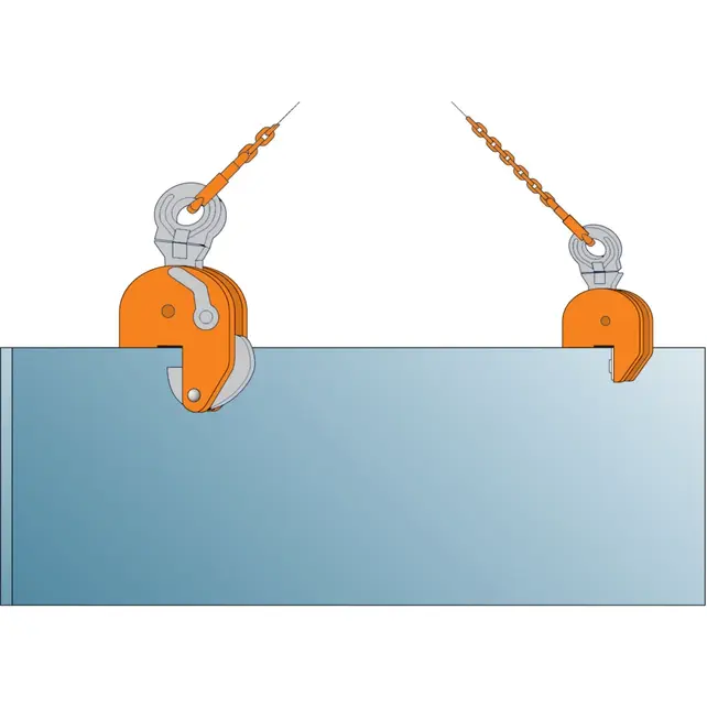 CU Universal plate lifting clamps - 750-15000 kg
