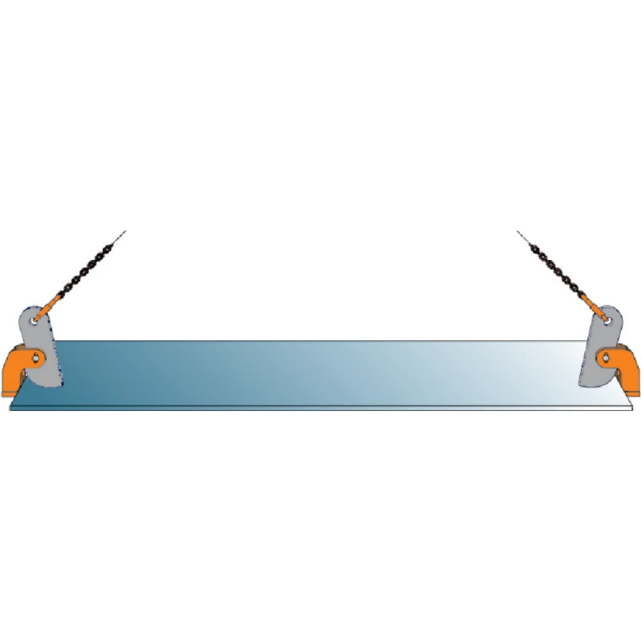 CNMH Sans marquage horizontales pinces de levage - 1000-6000 kg