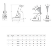 CNMH Non-marking horizontal lifting clamps - 1000-6000 kg