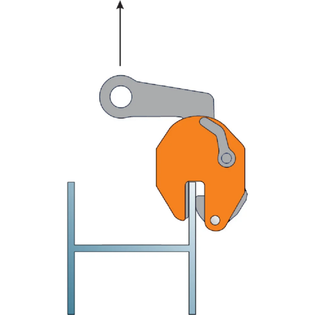 CBV Vertical beam lifting clamps - 1000-3000 kg