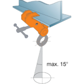 CSV professional beam clamps and hand trolleys - 1000-5000 kg