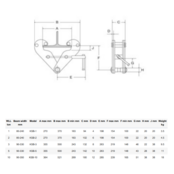 KSB professional beam clamps and hand trolleys - 1000-10000 kg