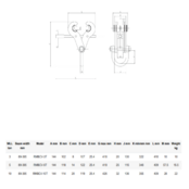 RMBCV professional beam clamps and hand trolleys - 3000-10000 kg