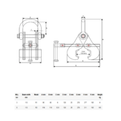 R professional beam clamps and hand trolleys - 3000-5000 kg